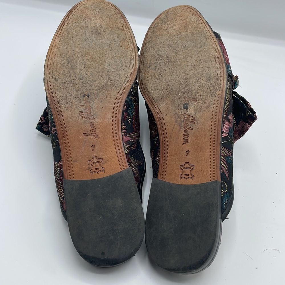 Sam Edelman Whimsical Beaded Bird Slip On Flats - Picture 7 of 9